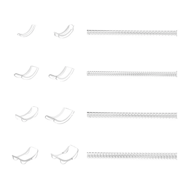 12 Pcs/Set Silicone Invisible Clear Ring Size Adjuster Resizer Loose Rings  Reducer Ring Sizer Guard Tightener Resizing Jewelry