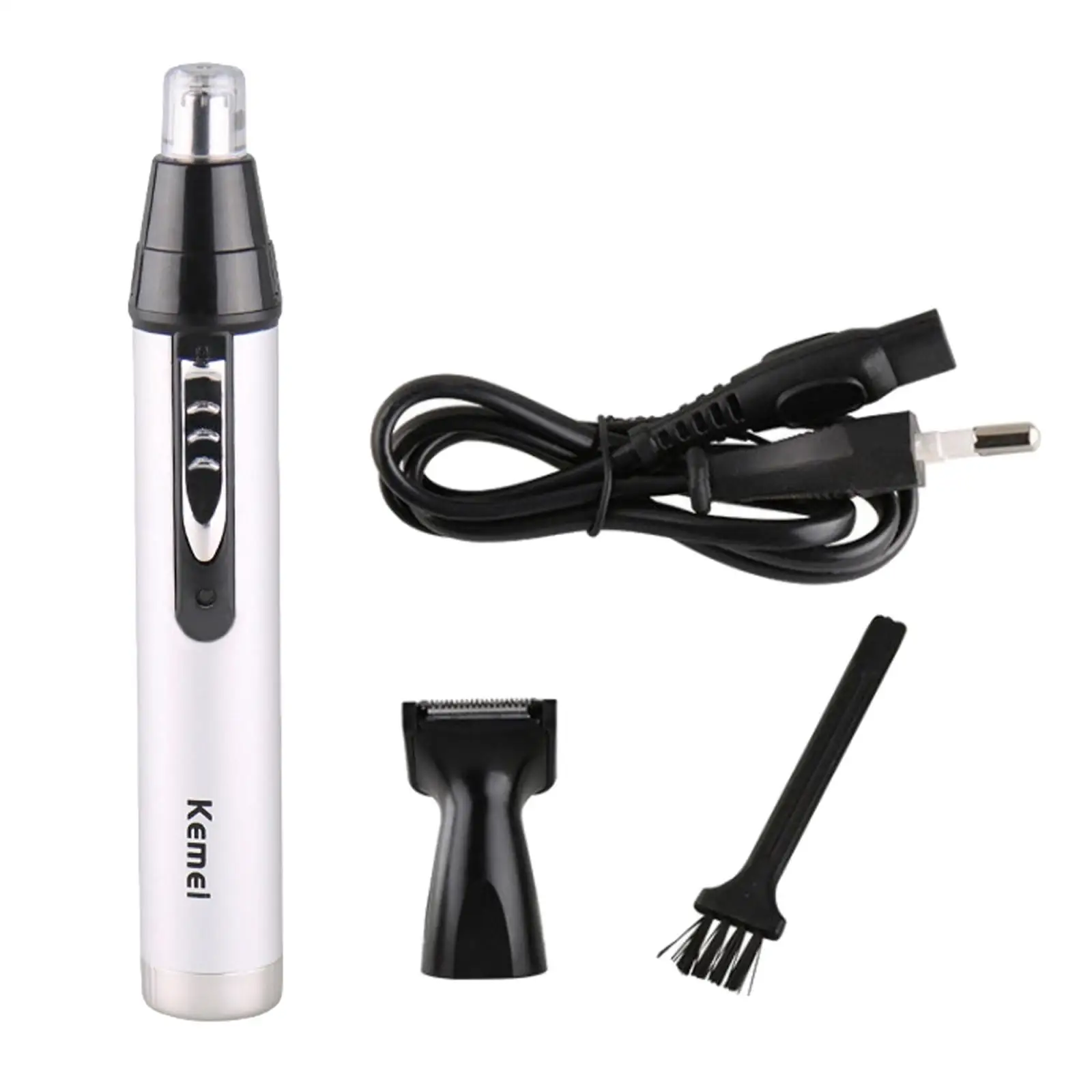Painless Facial Ear And Nose Hair Trimmer Dual Edge  for Men And Women