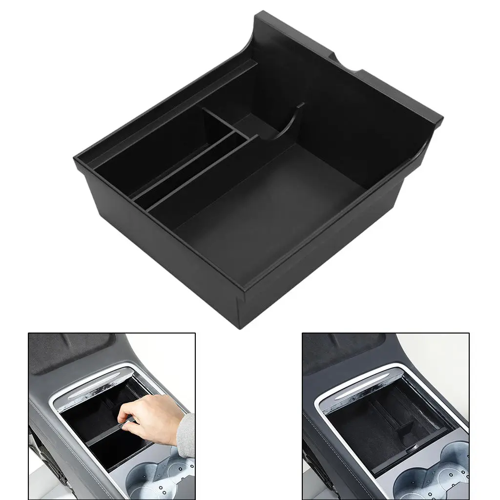 Car Center Console Organizer Tray Storage Box Holder for Tesla Model 3 Car