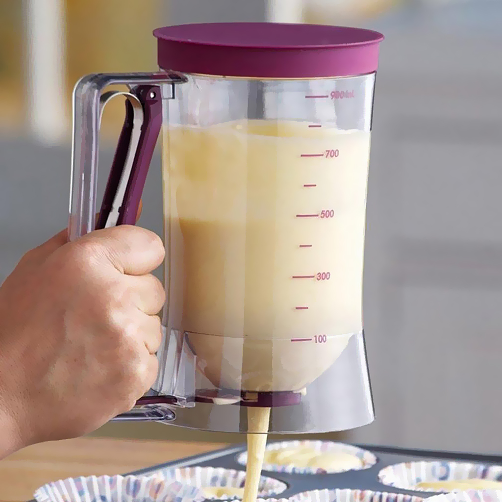 Pancake Batter Dispenser Perfect Baking Tool For Cupcakes Waffles Muffin Mix