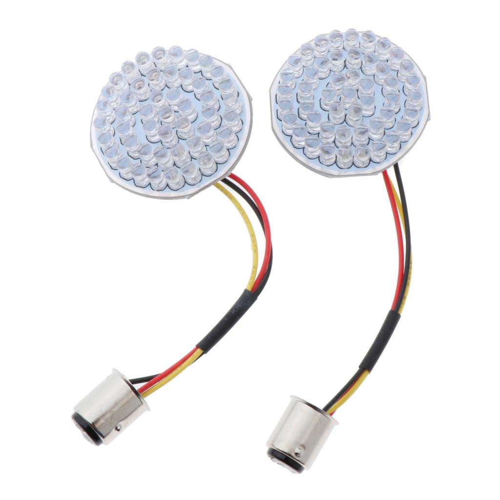 2ピース 個bullet Front Led Lights Luminan Model High Panelに適用harley Sials Turn 格安販売中 Front