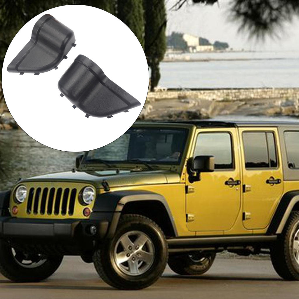 Set of 2 Storage Box Car Supplies Plastic Black Front Door Net Pocket for Jeep Wrangler JK Jku 2/4Door 11-2018 Replacement