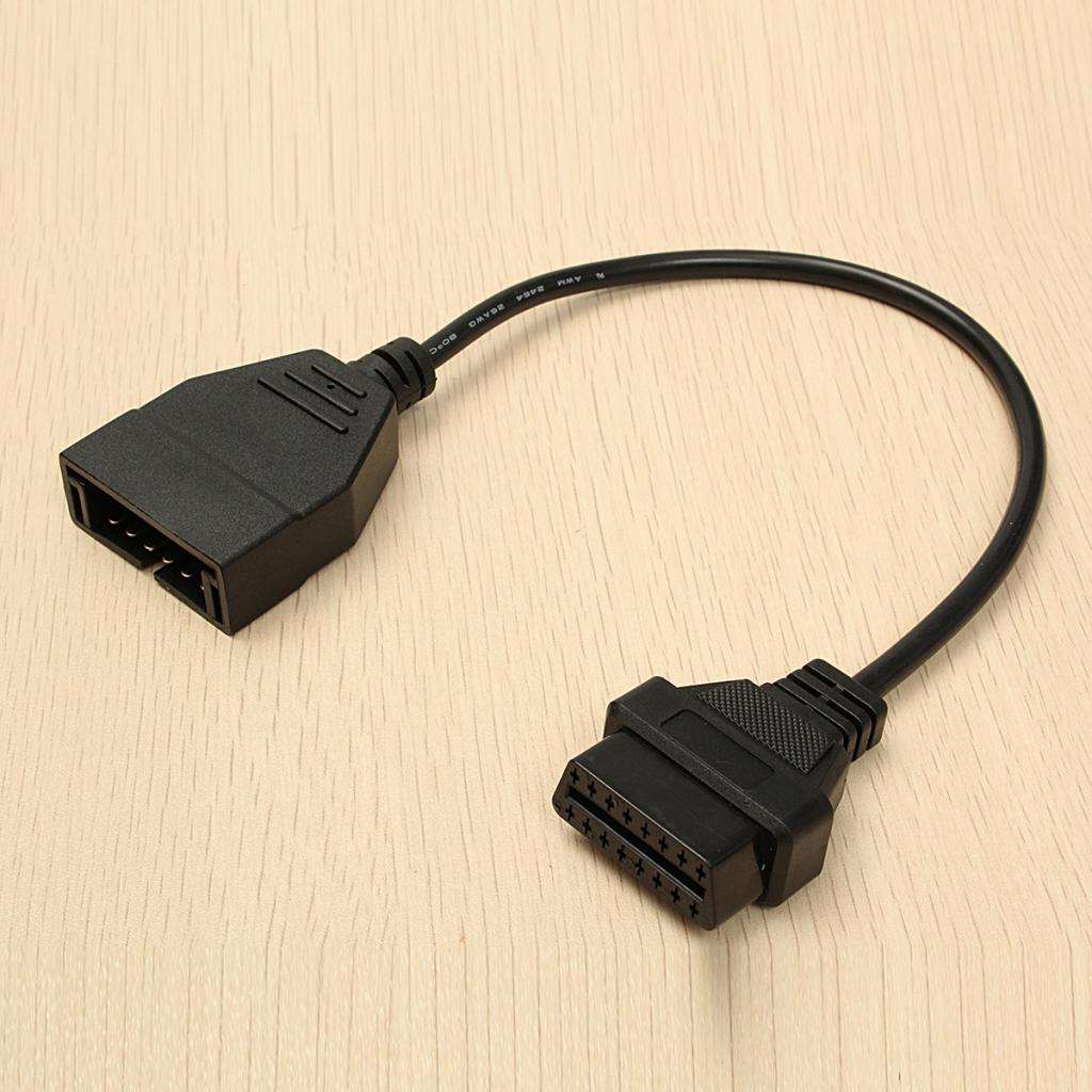 12 Pins OBD1 Male To 16 Pin  Adapter Cable For GM Car Diagnostic Scanner