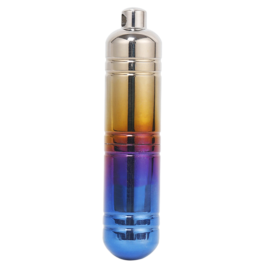 Mini Pill Case Keychain Holder Waterproof Medicine Container Drug Organizer