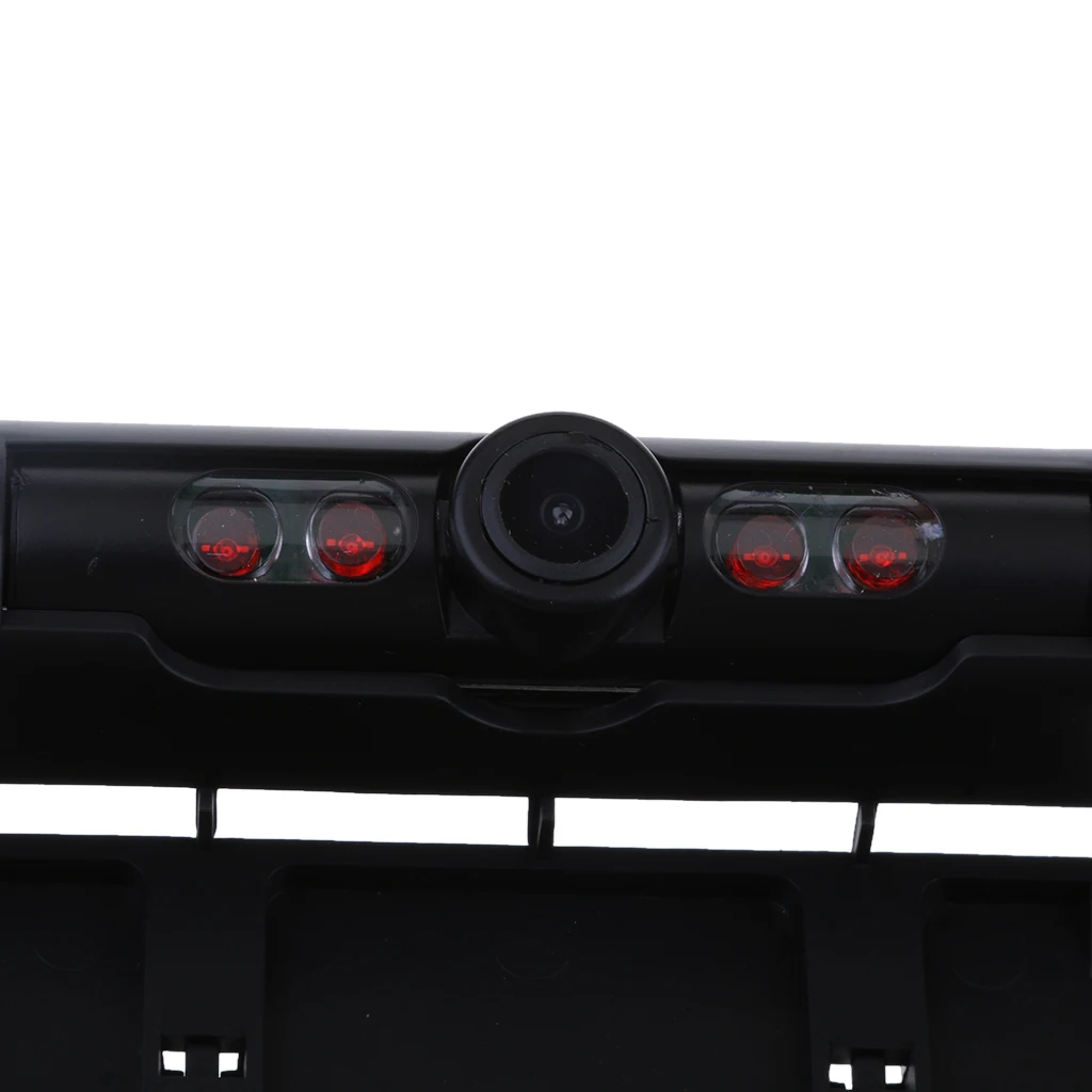 Premium 170 Degrees EU License Frame Rear Camera Vehicle Rearview Backup Cameras Night  4LED for Car Truck