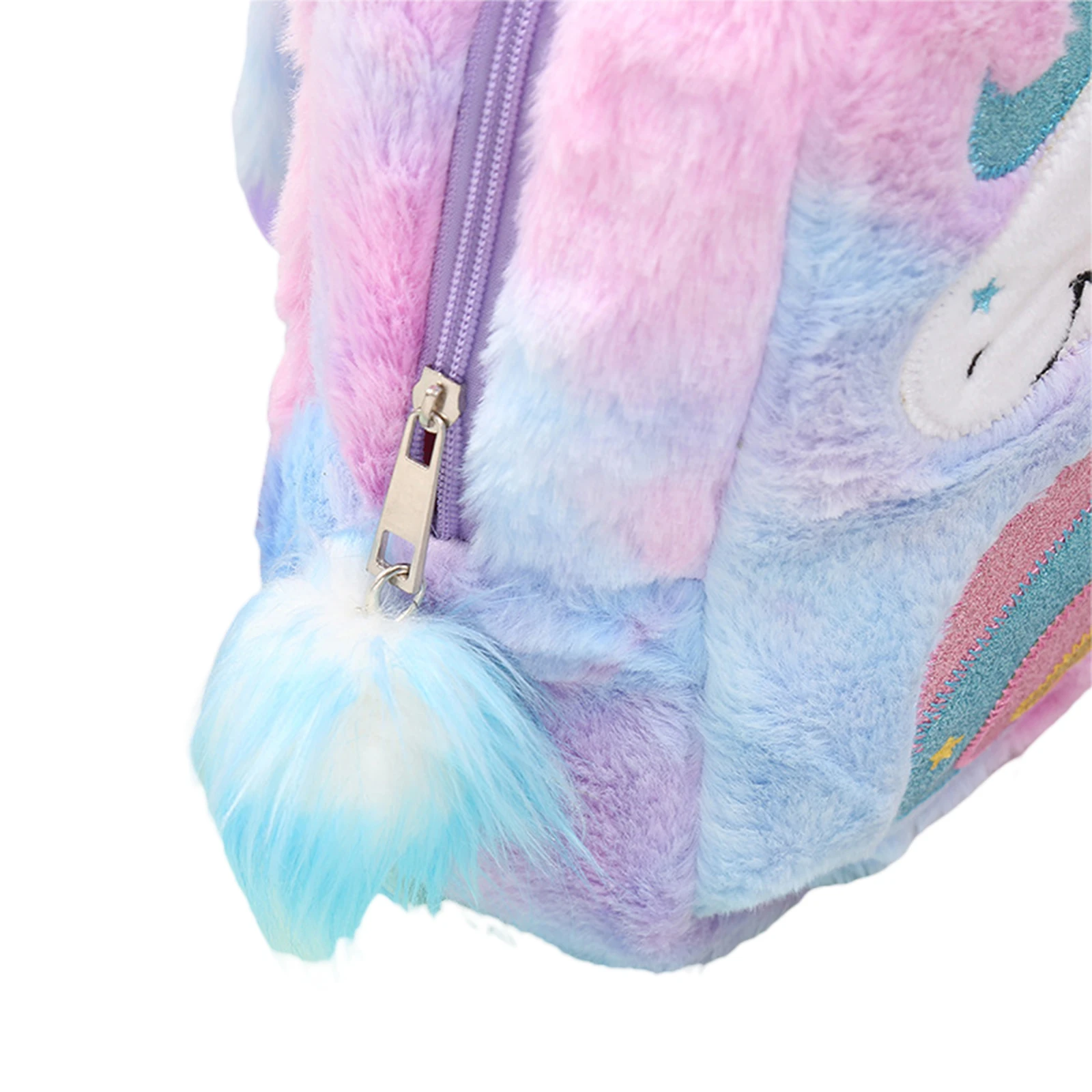 Sunny Rainbow Little White Horse Plush Backpack, Cute Cartoon   Mini Lightweight School Bag for Girls 2022 camera bags stylish