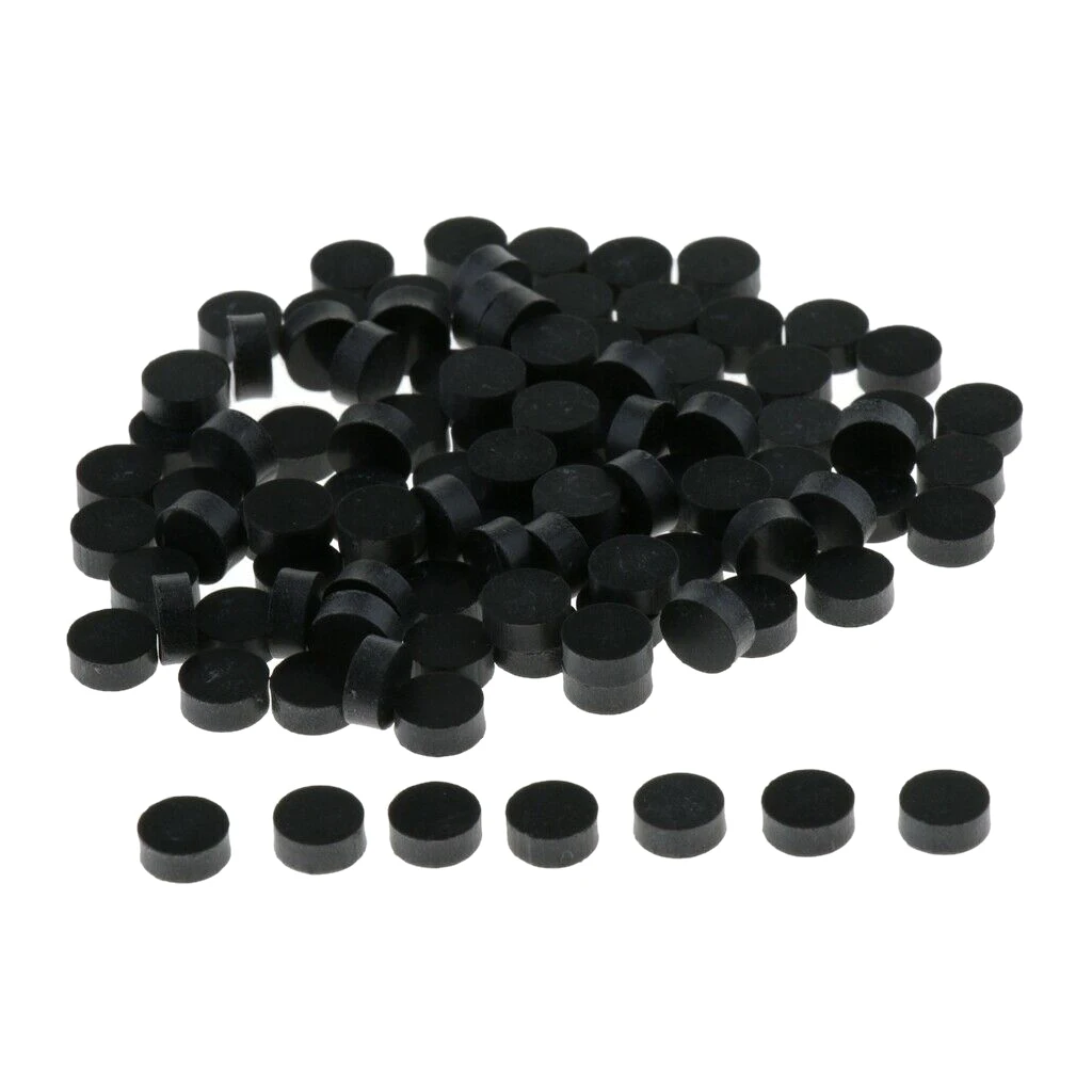 100pcs/set 6.0mm Guitar Fingerboard Dot Acrylic Inlay Dots Position Markers Black/White Guitar Parts Luthier Repair