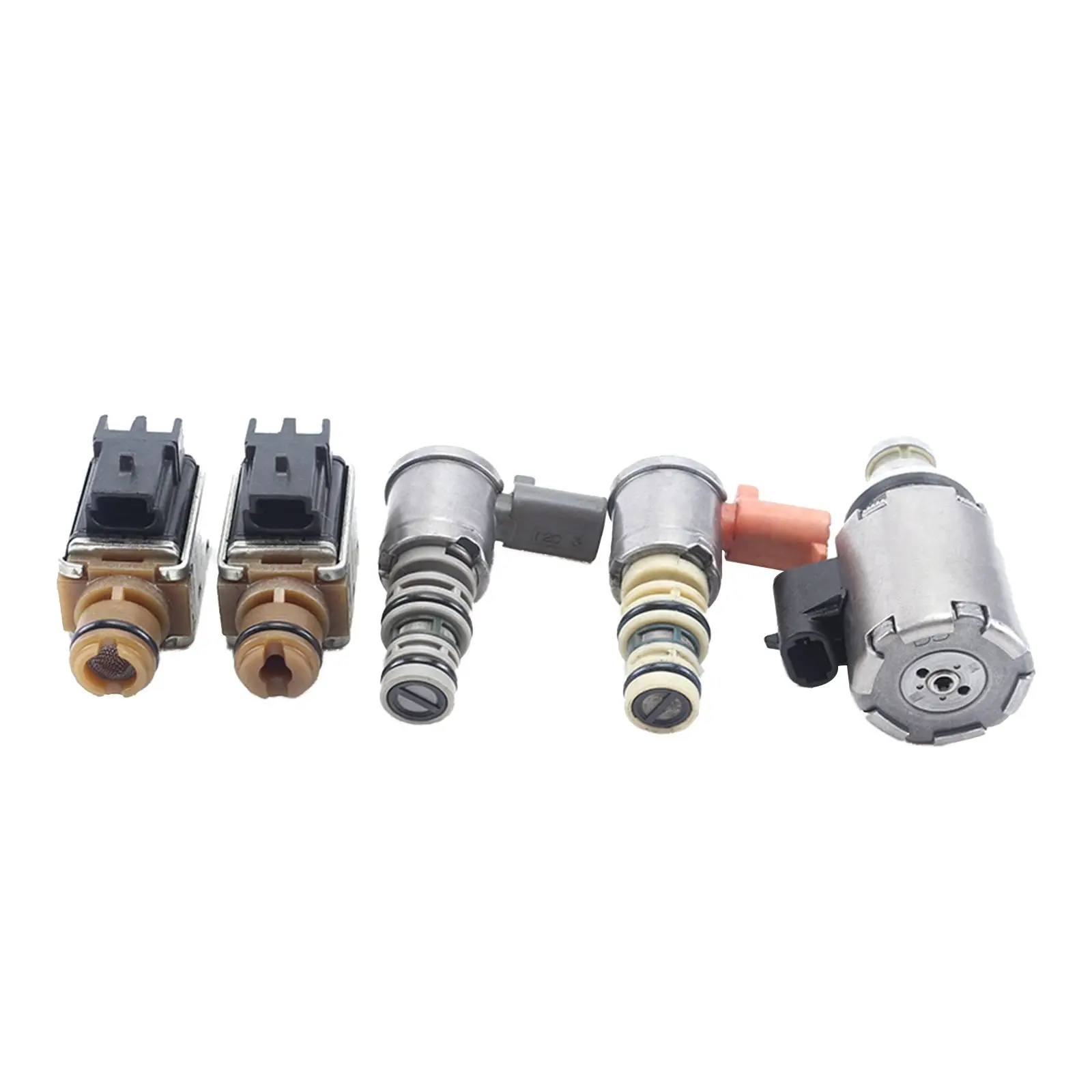 5 Pieces 4L60E Transmission Solenoids Replacement Vehicle Parts Accessories Car Supplies Valve Kit Fit for Chevolet Series