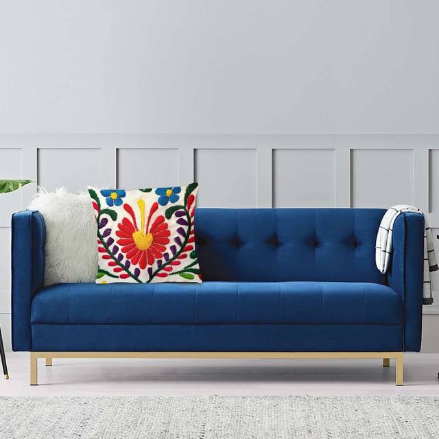 Mexican Colorful Ethnic Birds Flowers Throw Pillow Covers, Home Decor Pillow  Cases,for Couch Sofa Living Room Outdoor Home Decorations,without Pillow  Inserts - Temu