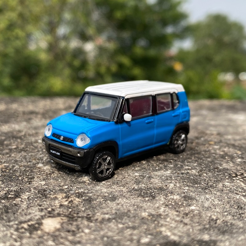 1:64 Diecast Toy Vehicles Mini 5cm SUZUKI HUSTLER Plastic Model Car Ornaments Toddler Boy Toys