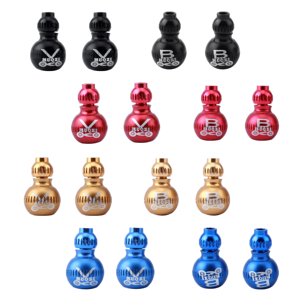 Pack of 2  Bike Cable End Cap Crimp  Front Derailleur Line Tip Cover