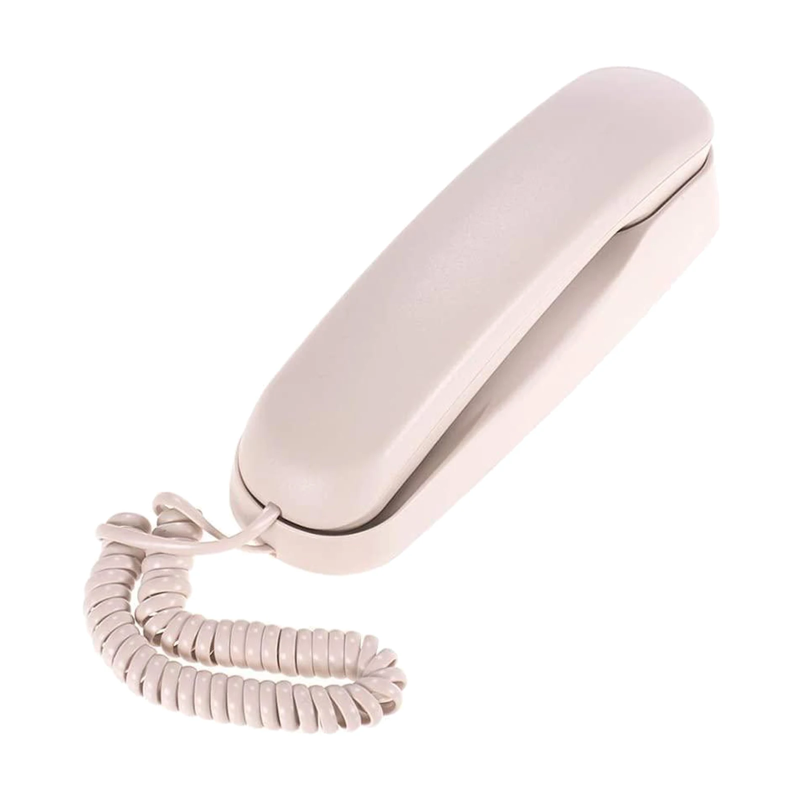 Mini Phone Wall-mount Telephone Desktop Landline Wired Hanging Telephone for Home Office Hotel Business Use