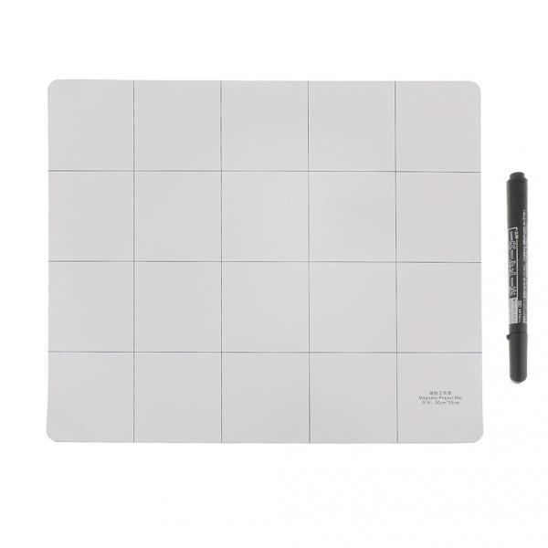 2x Magnetic Project Work Surface Anti Slip Mat with Marker Pen for Phone