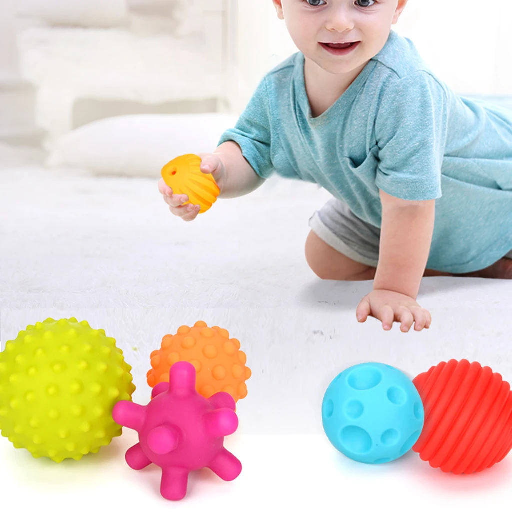 Baby Textured Balls TPU Children Massage Grasping Skills Gifts