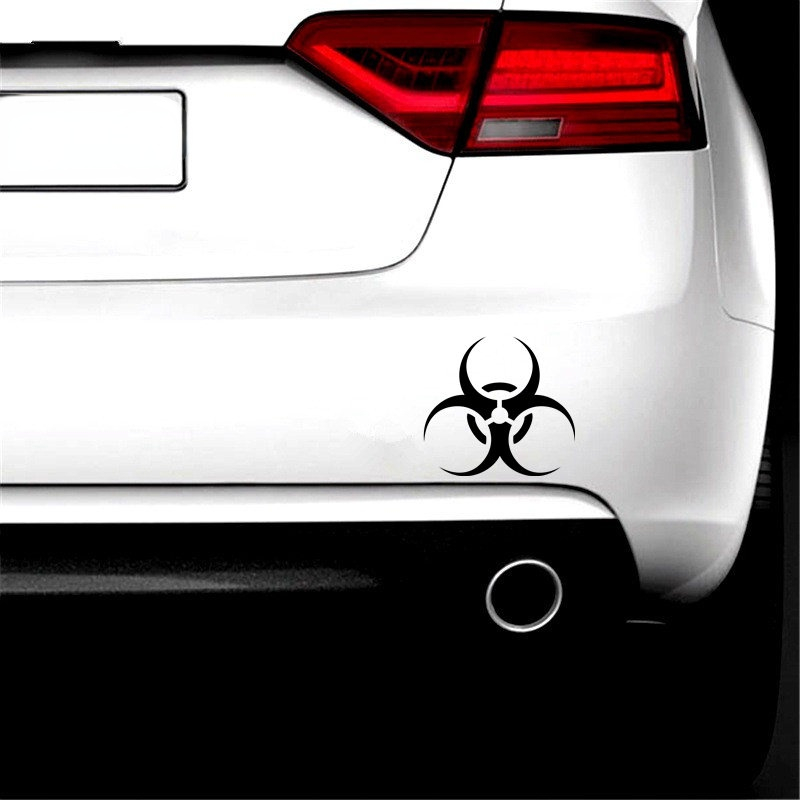 Autoaufkleber, personalisierte kreative Aufkleber, Biohazard-Schilder, Autodekoration, wasserdicht und Sonnenschutz, PVC, 15 x 14 cm – Detail 3
