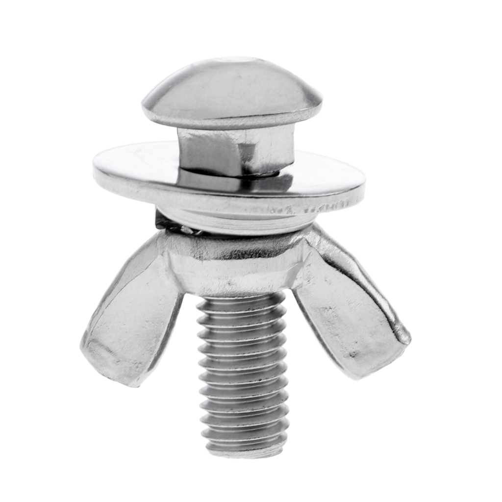 Description Picture 4 of itemSCUBA Snorkeling 316 Stainless Steel Butterfly Screw Bolts & Wing Nuts Set for Backplate Tech for Swimming Diving Accessories