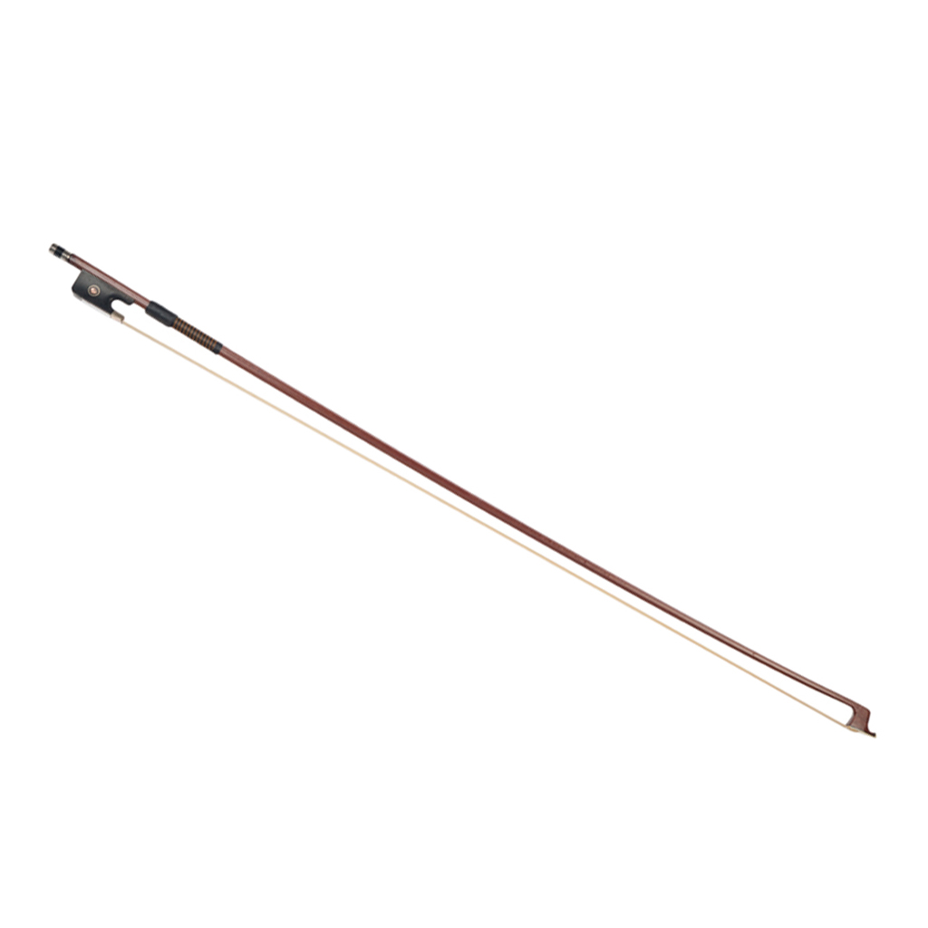 Brazilwood Stick Horsehair Viola Bow for Great Performance, 15-16inch