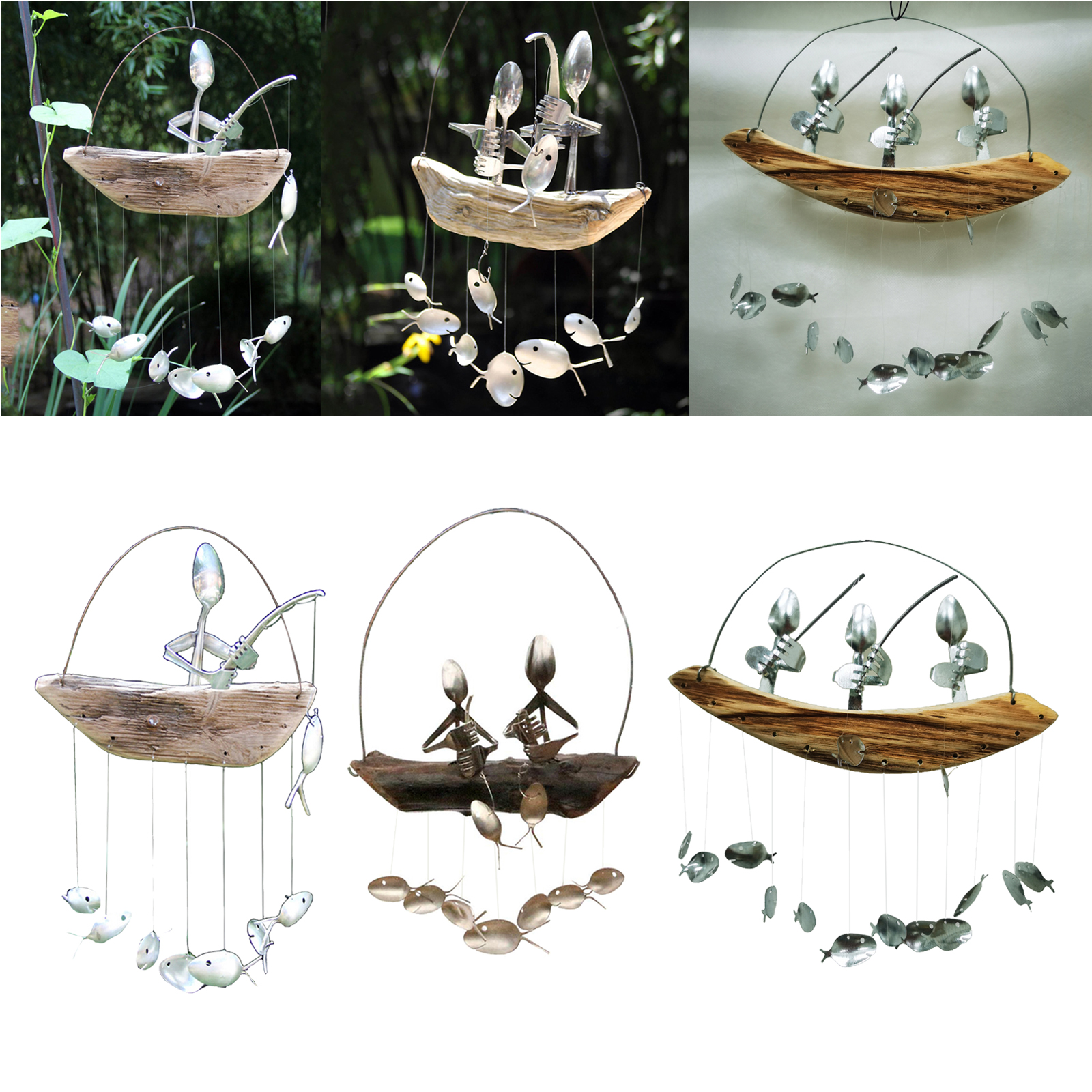 Wind Chimes Bell Relaxing Sound & Creative Shape Garden Yard Indoor Decor