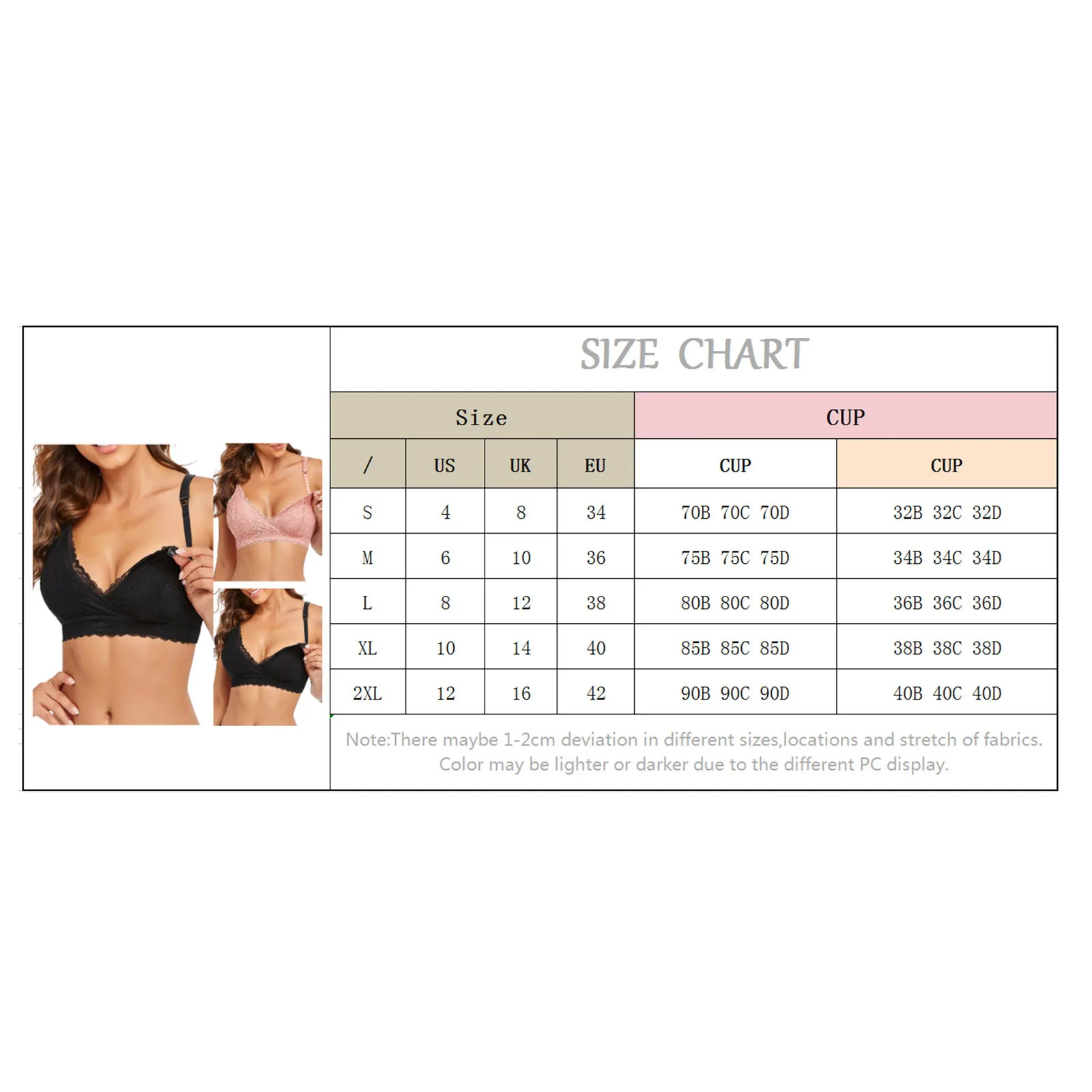 34d, 34b And 34c Cup- What's The Difference?