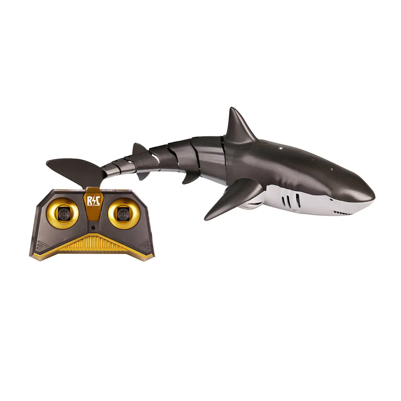 RC 1:18 High Simulation Shark Toys 2.4G Waterproof Electric Remote Control Shark Boat Swimming Pool Bathroom Children Toys Gift