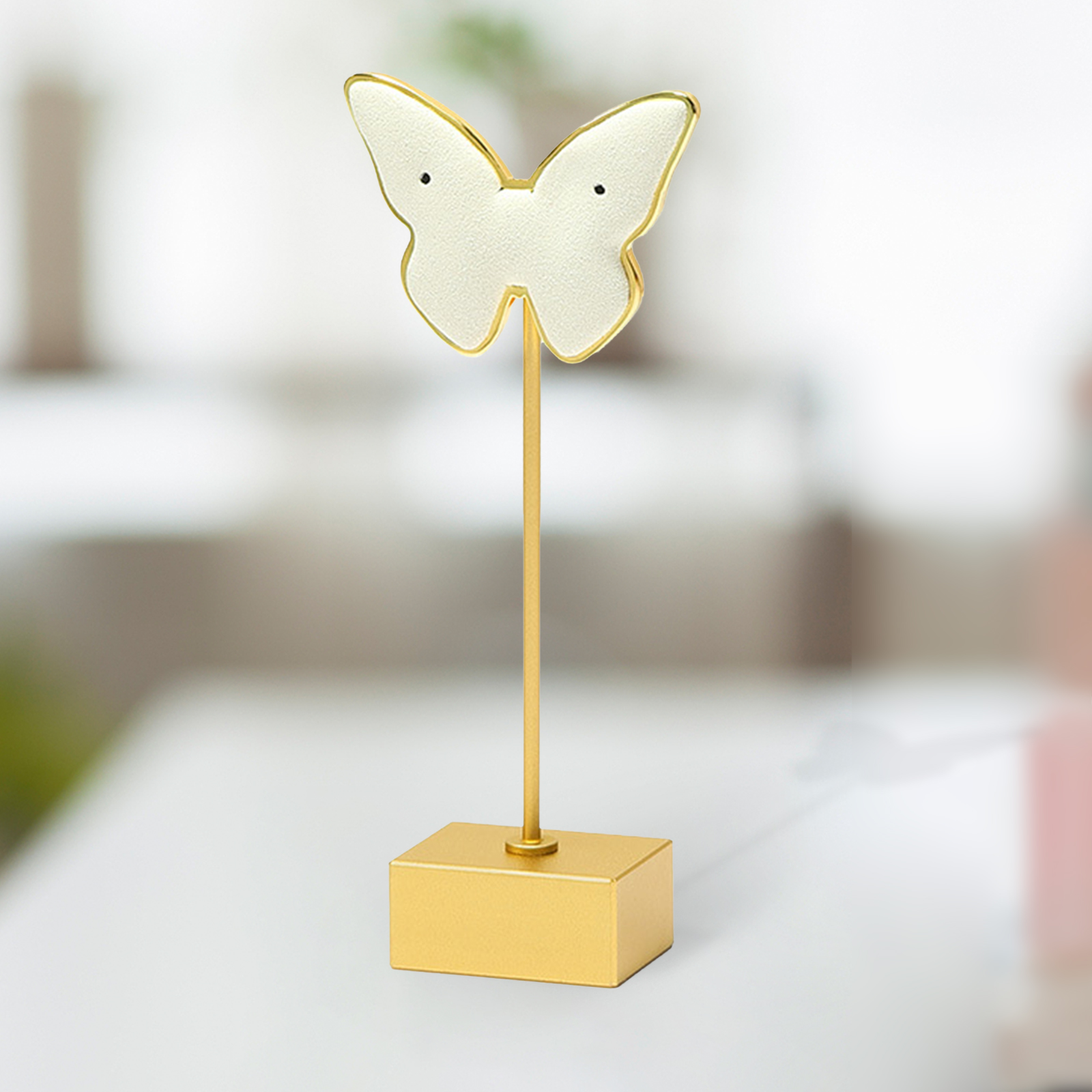 Butterfly Design Earrings Stand Holder Tabletop Jewelry Display Rack for  Store