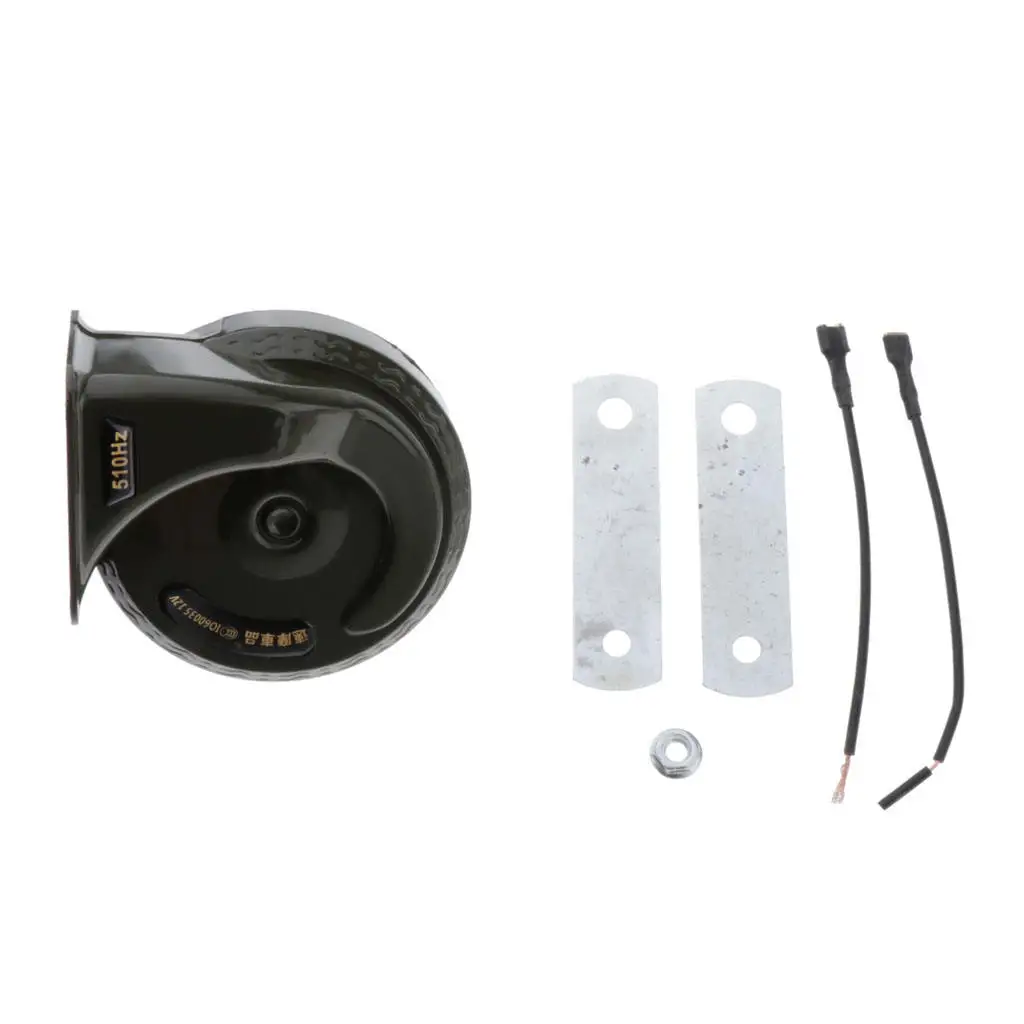 Motorcycle Compact 12V Electric Air Loud Sound Horn Speaker Waterproof 510