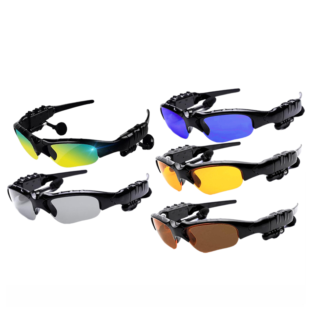 Wireless Sports Bluetooth 4.2 Sunglasses Polarized Glasses Headset Headphone for Running
