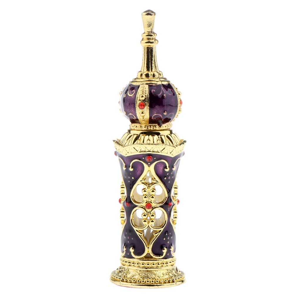 Vintage Royal Court Modern Retro Art Glass Tear Dropper Empty Perfume Bottle
