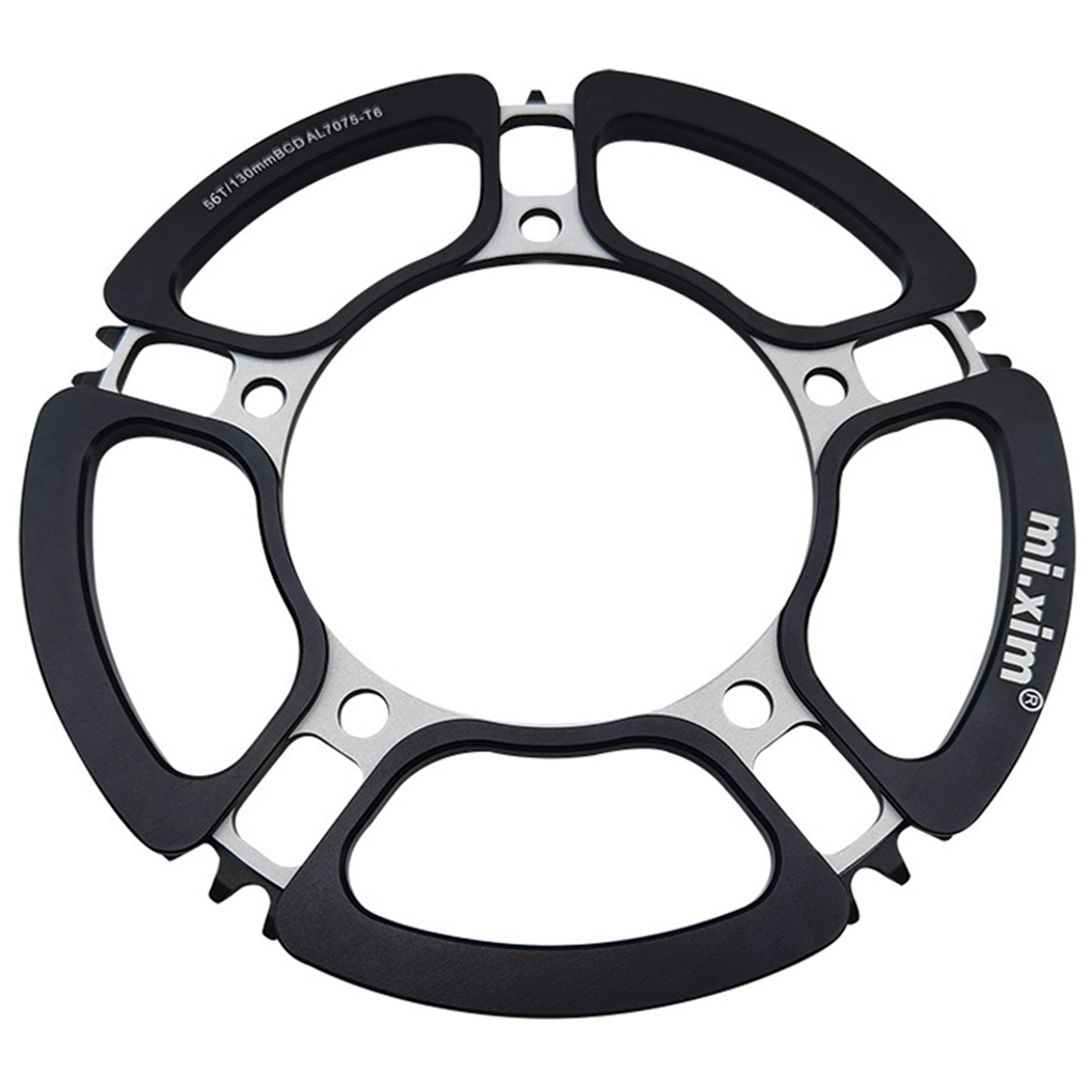 Bike Chainrings Guard Bicycle Single Variable Speed 130BCD 56T Cycle Folding