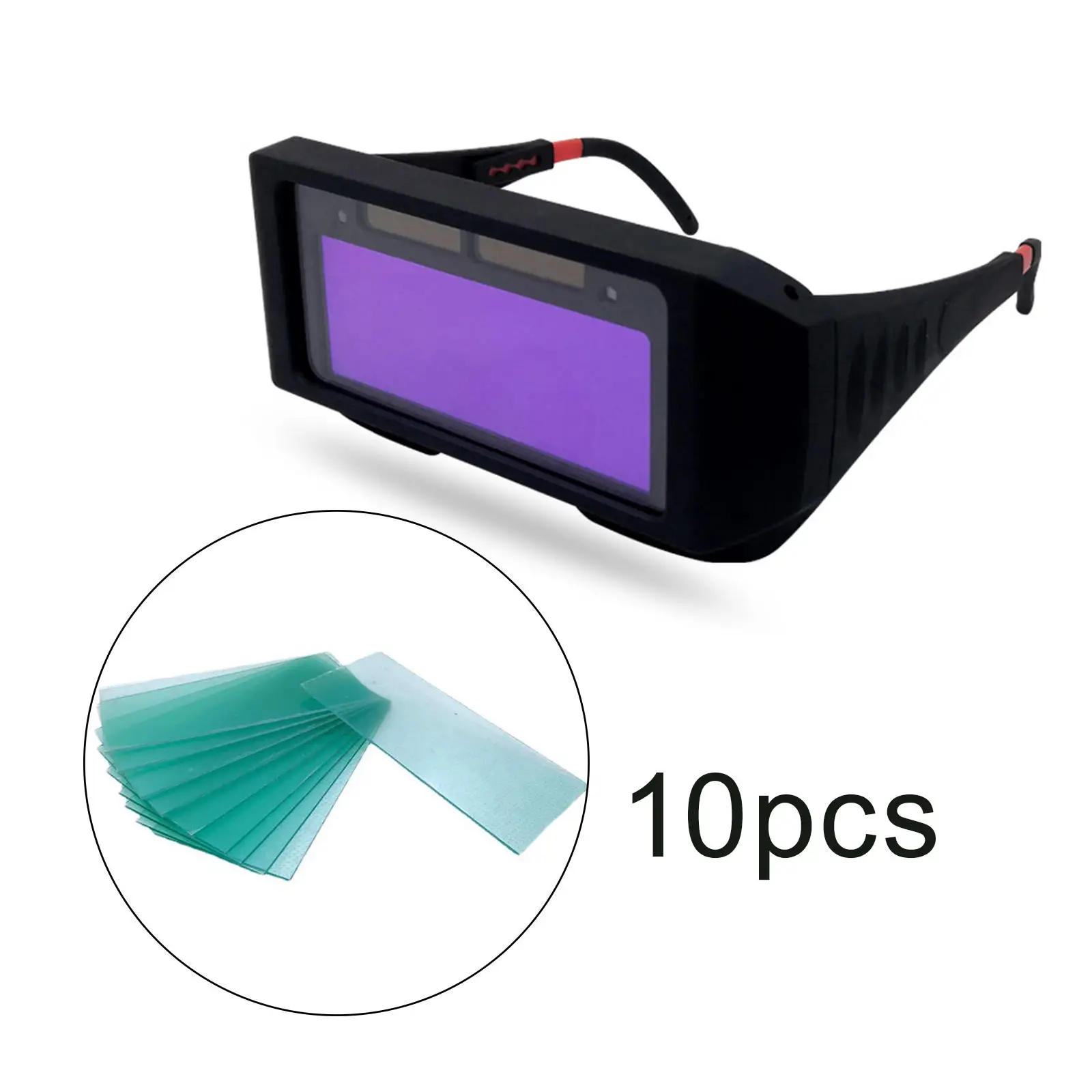 Anti-Shock Welding Goggles Auto Darkening Anti-Glares Anti-Flog Eyes Goggle Safety Lens Welder Glasses ARC for Welding Working