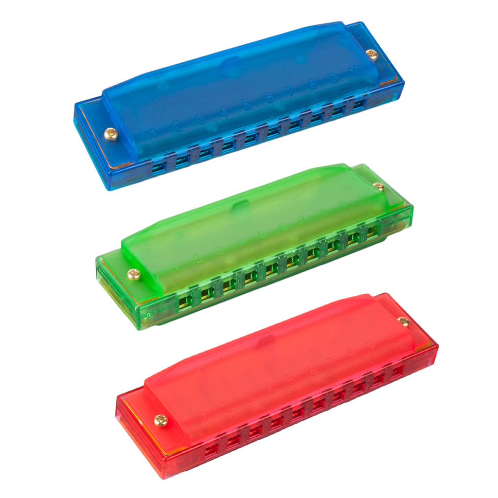 Harmonica Mouth Organ, 10 Holes 20 Tones, Key of C for Beginners