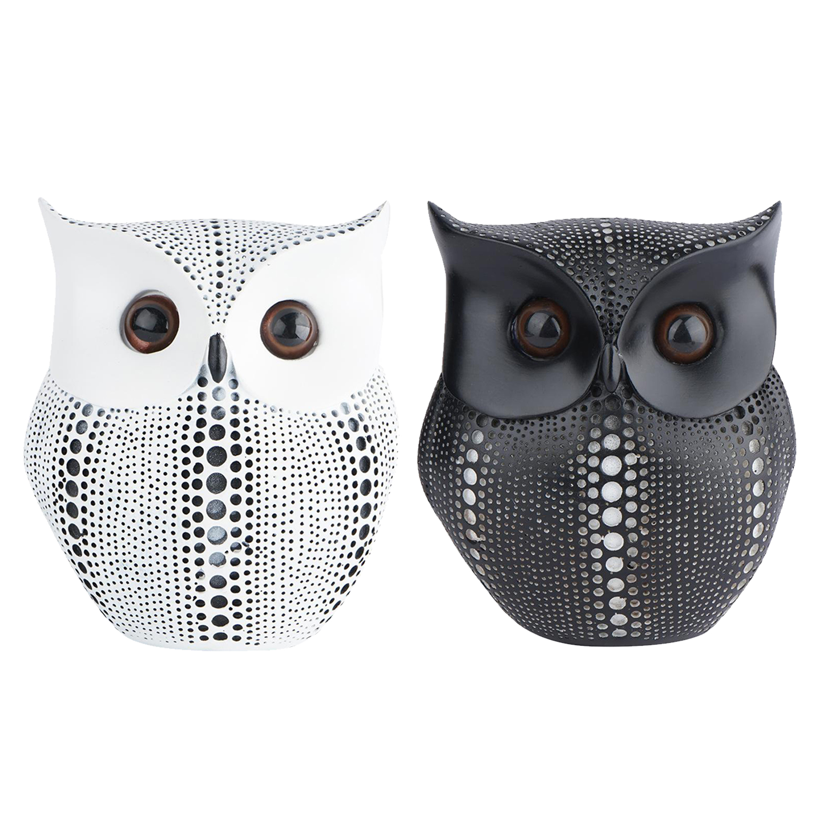 Owl Shaped Sculpture Ornament, Nordic Style Ornament Crafts Stand, for Home Office Desktop Table Study Store Decoration