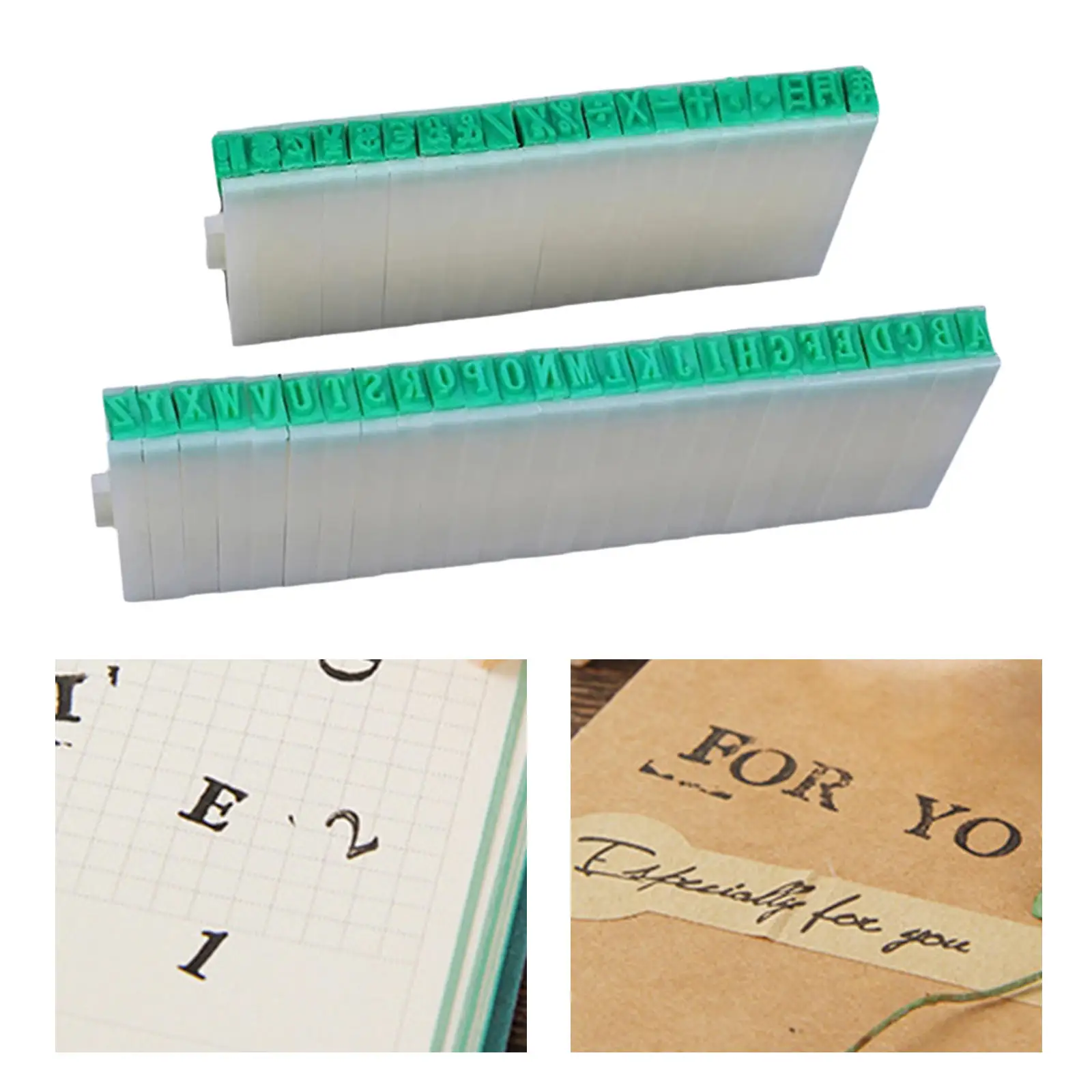 Mini Alphabet Stamps Symbol Stamps Kit DIY Craft for Album Card Making Decor