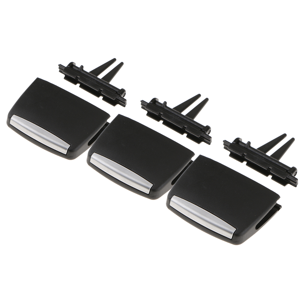 3pc Air   For BMW X5 X6, Front A/C Air   Outlet Tab Clip Repair Kit (For BMW X5 E70 06-12, for X6 E71 08-13)