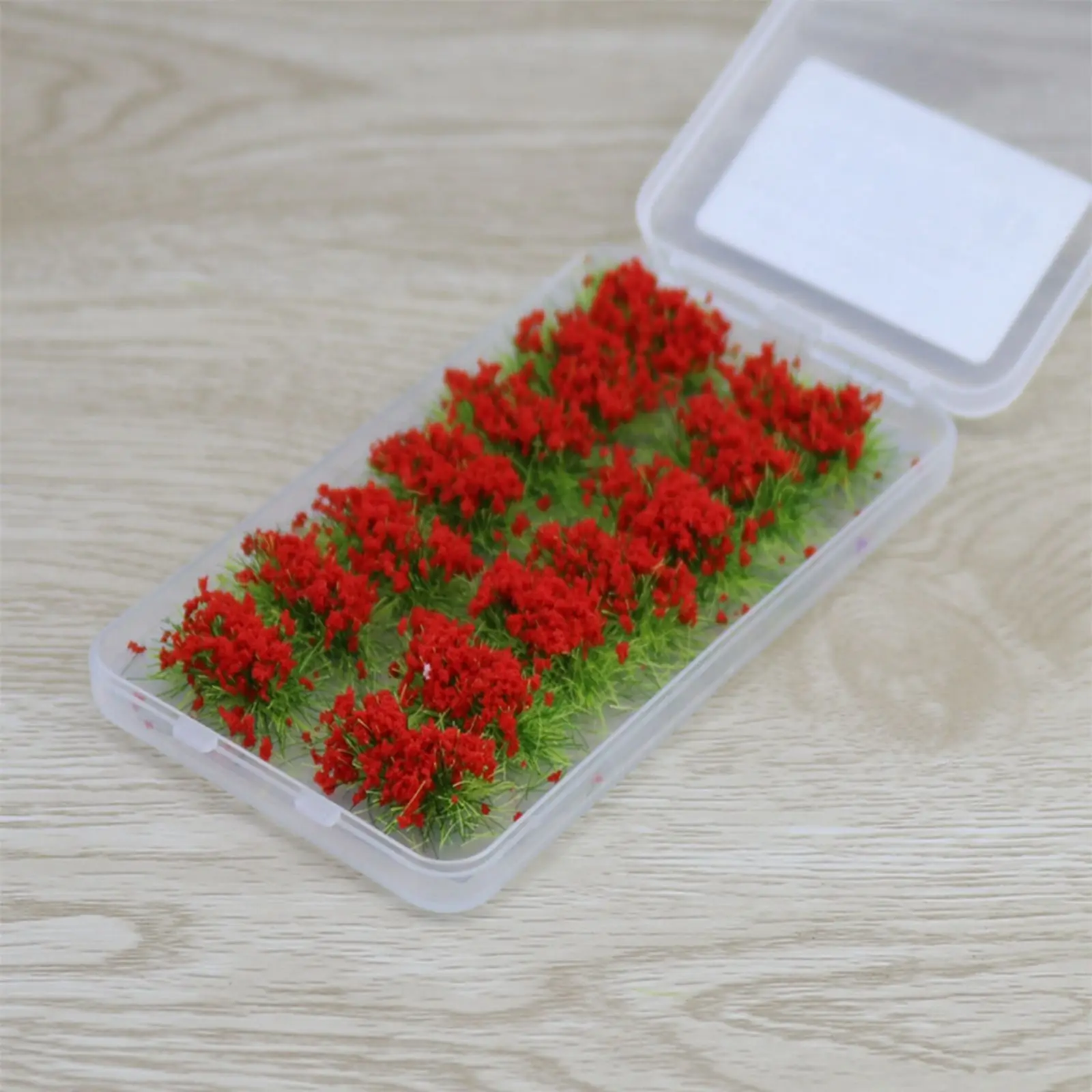 Set of 14 Cluster Grass Flower Cluster Miniature Grass Tuft for Train Railway Model Layout DIY Landscape