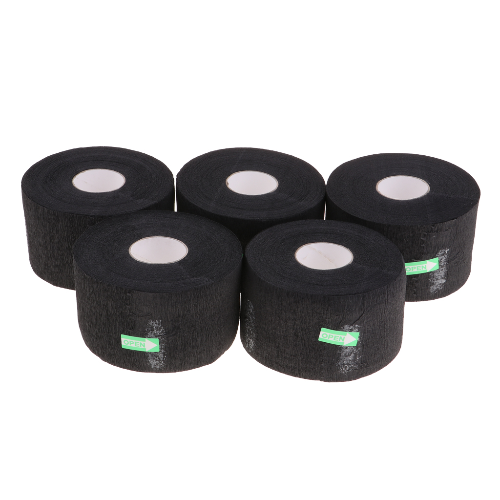 5 Pcs Disposable Elastic Paper Collar Hairdressing Salon Cape Neck