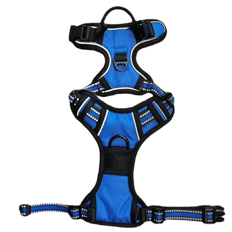 New Big Dog Harness Vest Reflective Adjustable Pet Chest Strap Training Pets Harnesses No Pull for Small Medium Large Dogs Stuff