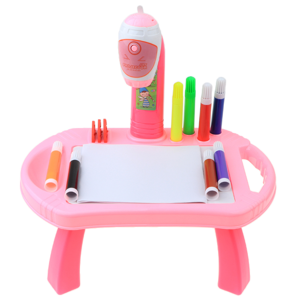 Table Learning Machine Educational Toy Projection Pattern Projector Drawing Doodle Board  for Children