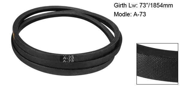 Uxcell A72-A85 Drive V-Belt Girth 72 Inch-85 Inch Industrial Power Rubber Transmission Belt