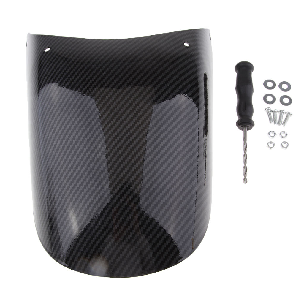 Carbon Fiber Motorcycle Front Fender Mudguard Extension Extender Type 4 Front Fender Extender Mudguard Extension