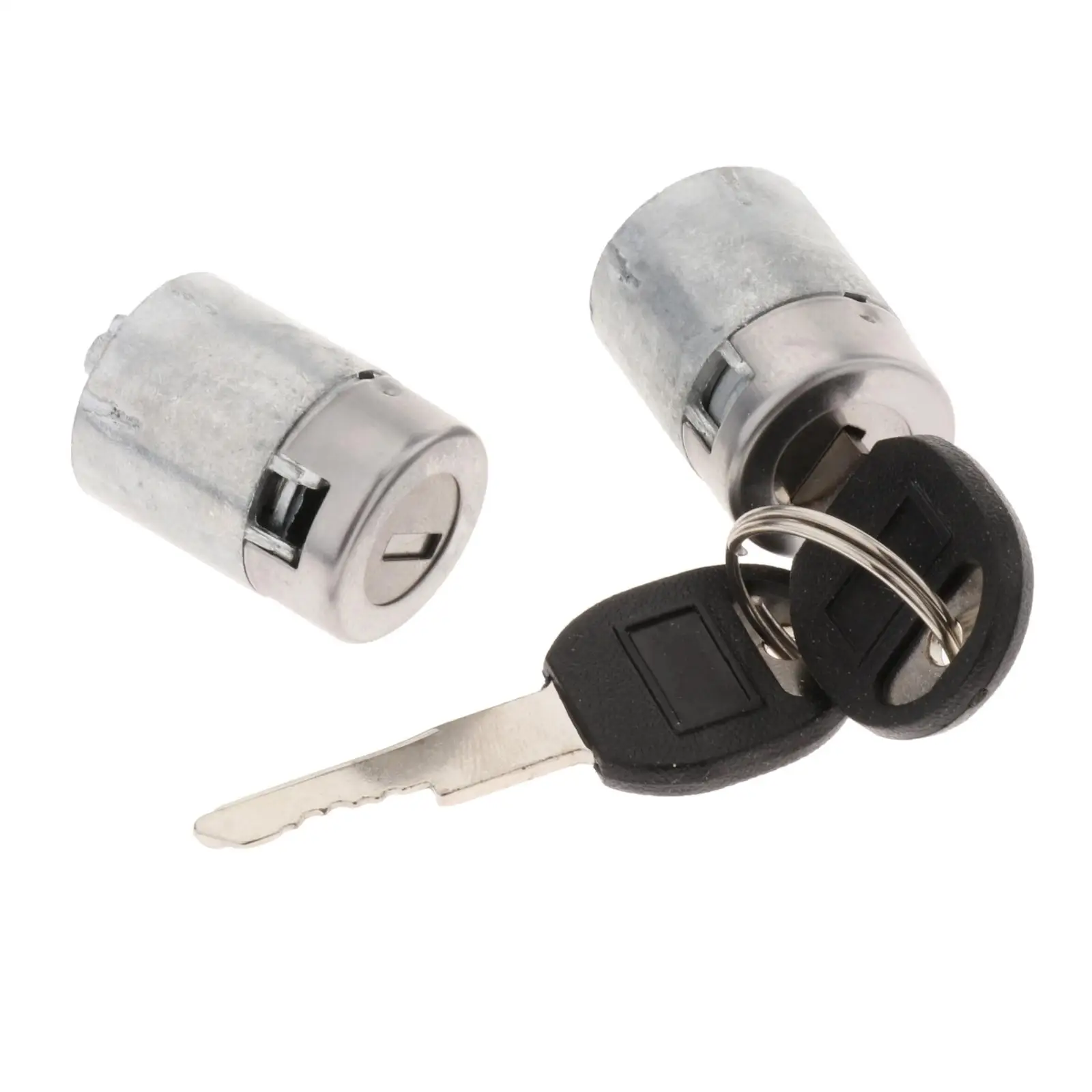 2 Pieces Door Lock Cylinder Set with Keys 057100275 Fit for Chevy C1500 1995-99 Accessory