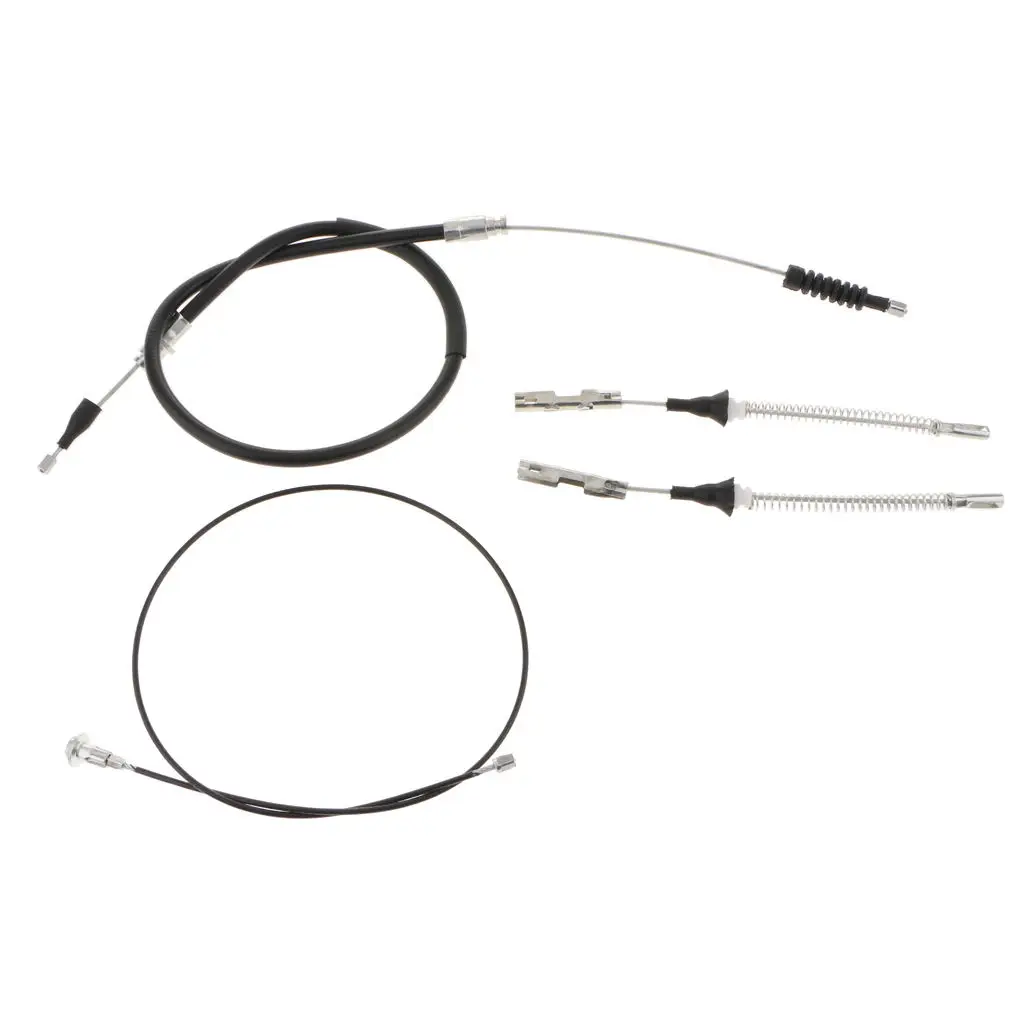 4 Pack/ Set Brand New And High Quality Parking Hand Brake Cable Set 90576453 , 90576454 , 93170227 , 93170228 for Opel Vauxhall
