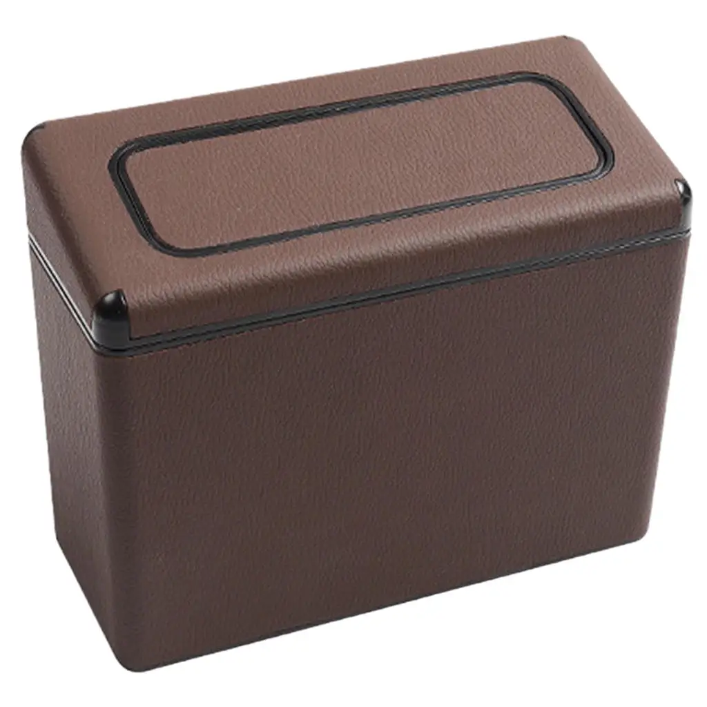 Car Trash Can with Lid Large Capacity Automobiles Storage Bag for Organization