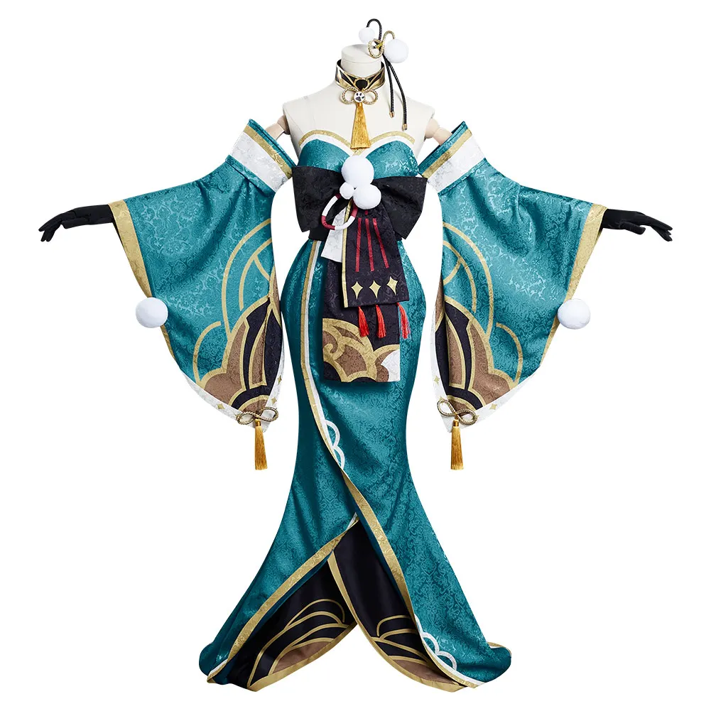 Genshin Impact Ms Hina Gorou Cosplay Costume Outfits Halloween Carnival Suit