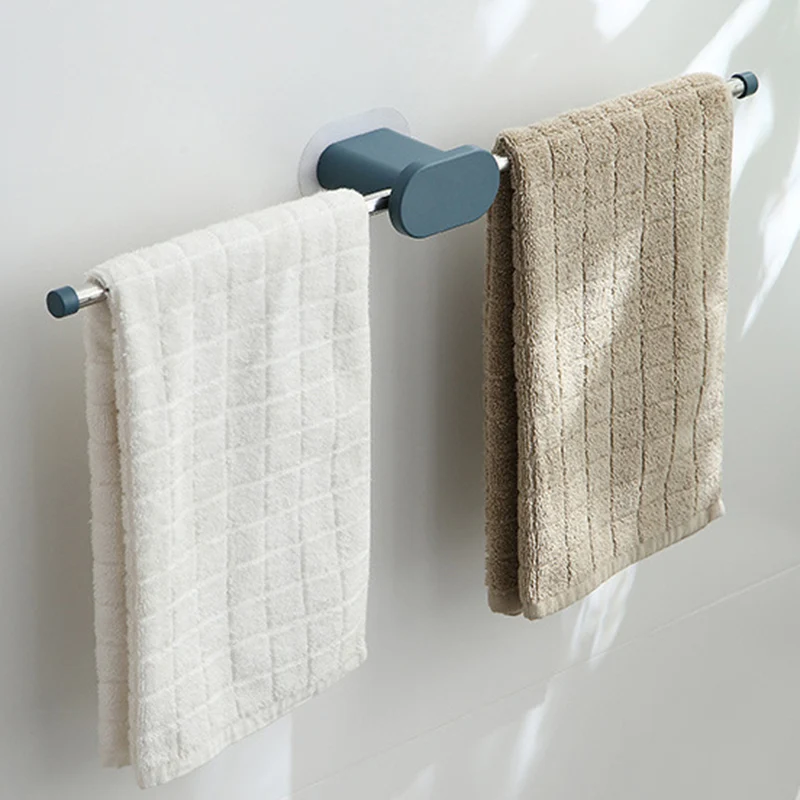 Ventosa para barra de toalhas, rack duplo
