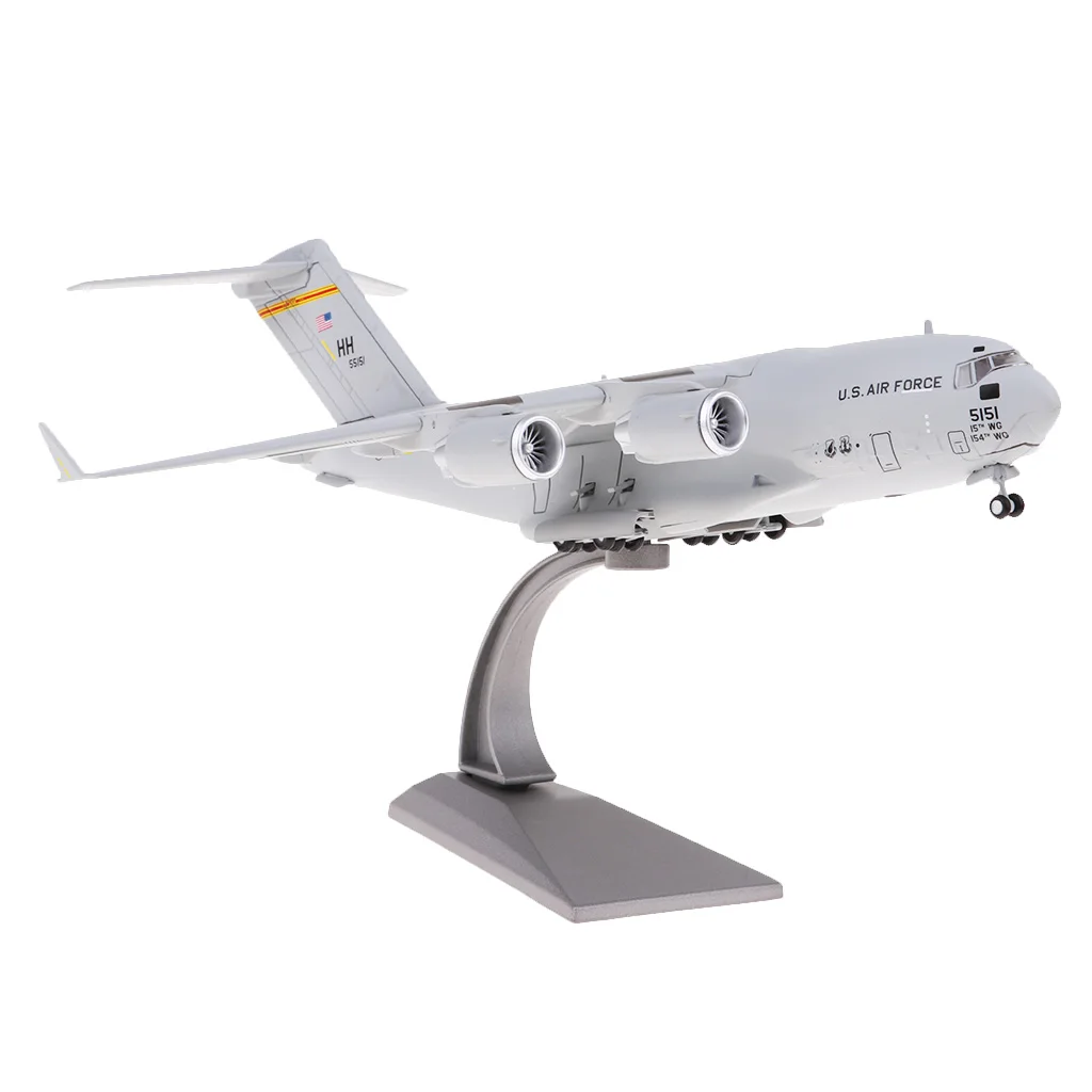 1:200 Metal Diecast Aviation C17 Transport Aircraft Airplane Toys Kids Gift