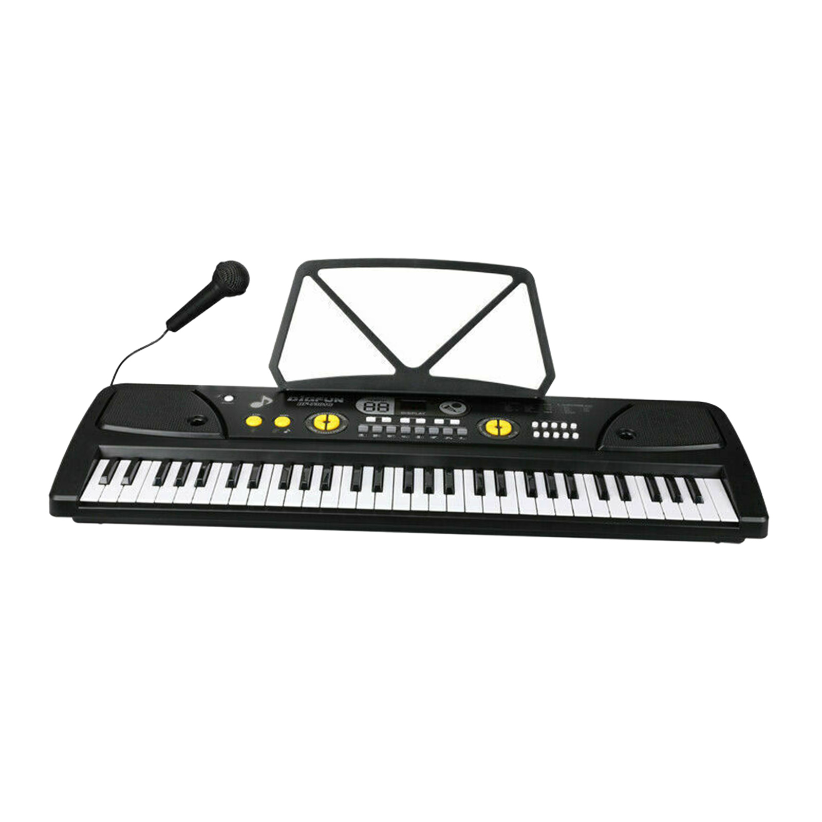 Instrument Kit Plastic Digital Music Piano Keyboard Electronic 61 Keys for Home Teaching Adults Girls