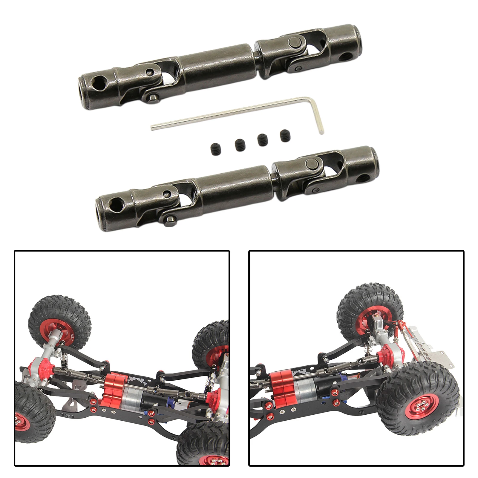 Metal Upgrade Drive Shaft Dogbone for WPL D12 1:10 1:16 B14 B16 B24 RC Climbing Truck  Parts Accessory