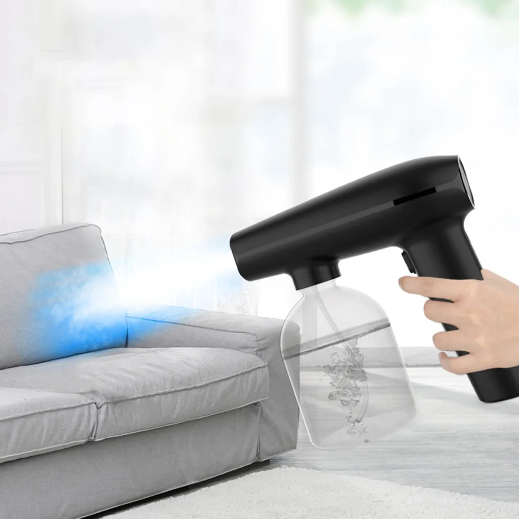 500ML Cordless Blue Light Sprayer Home Handheld USB Charging Sterilization Spray Gun