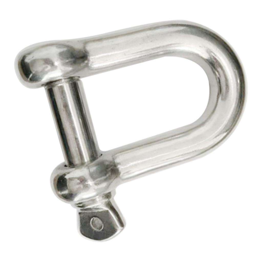 14MM Lifting Towing Bow D Shackle Buckle D- Anti-rust for Mairne Boat RV